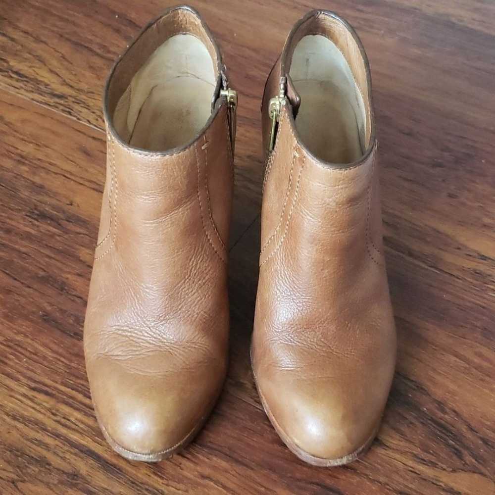Coach tan leather booties 6.5 - image 2