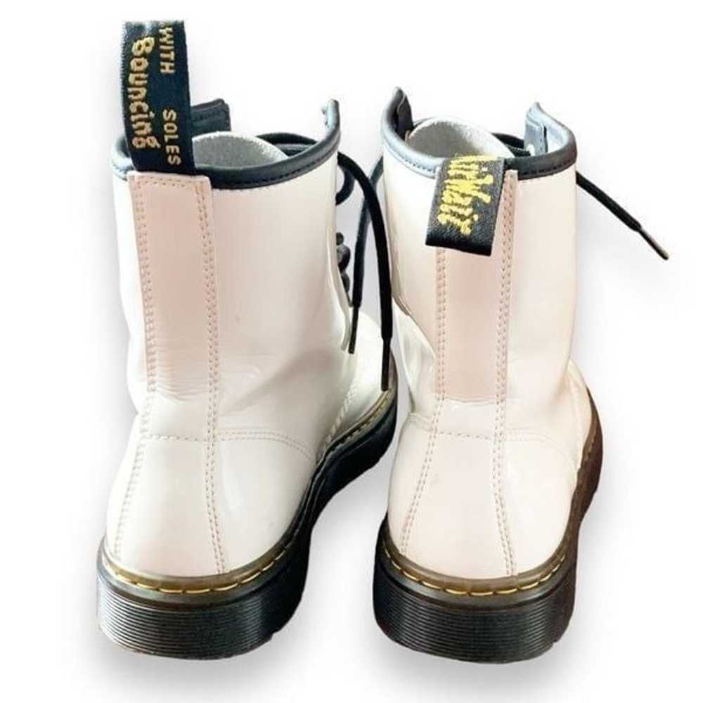 Dr. Martens 1460 Zavala Boots White Patent Leathe… - image 5