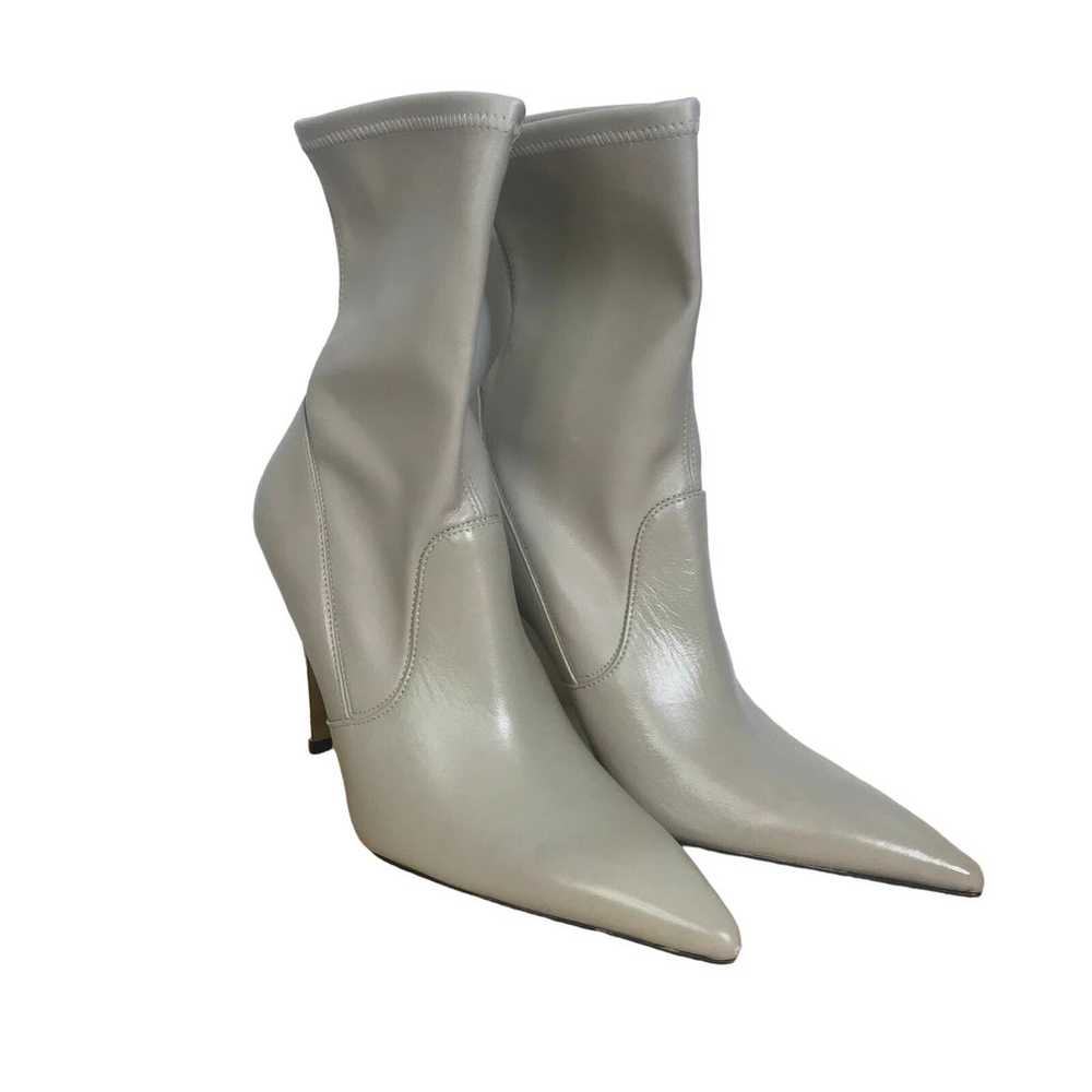 NIB IRO Champagne Stretch Leather Calf Heeled Boo… - image 1