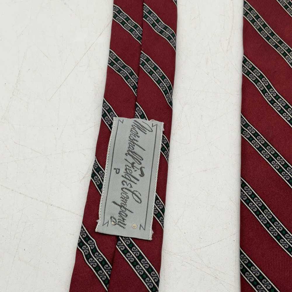 Saint Laurent Mens Red Stripe Adjustable Four In … - image 3