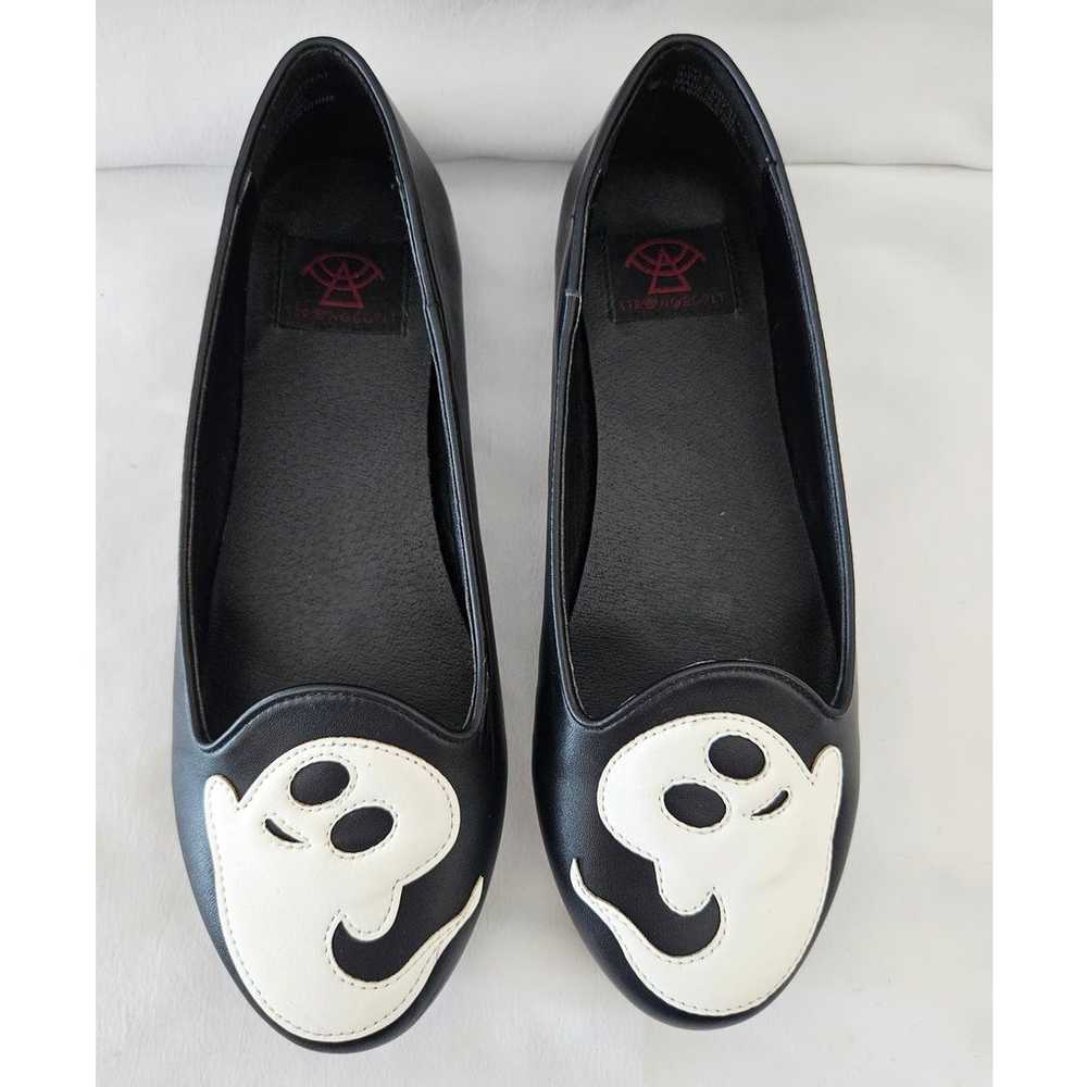 Strangecvlt Black White Ghost Flat sz 7M $60 Punk… - image 2