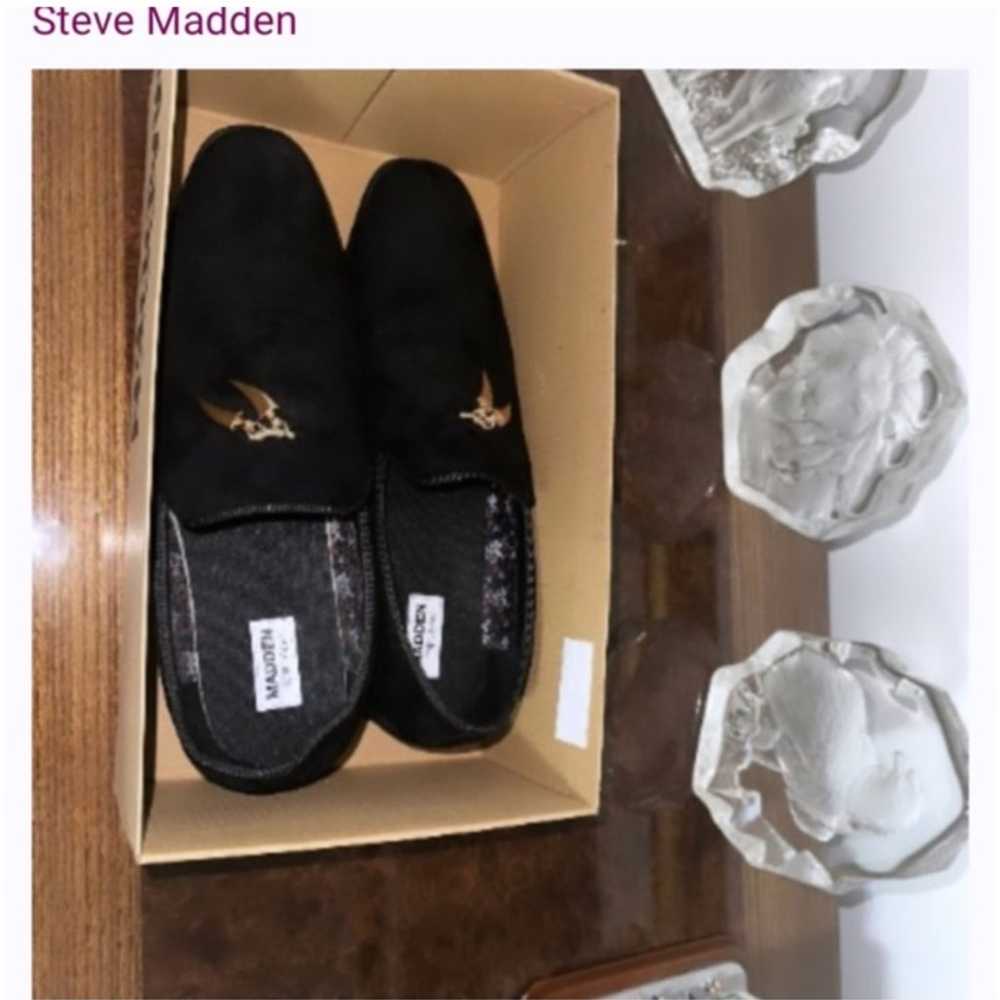 Steve Madden Loafers Rare Sharktooth Rose Gold Me… - image 2