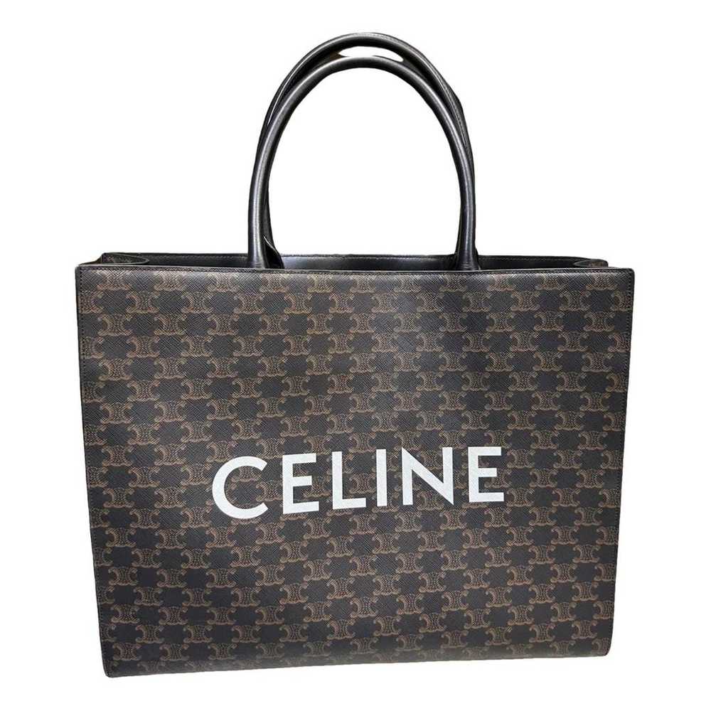 Celine Cabas Horizotal leather handbag - image 1