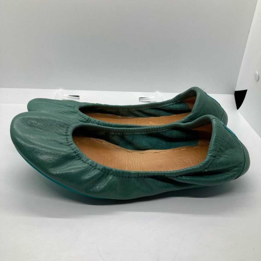 Tieks Pacific Green Classic Leather Ballet Flat S… - image 1