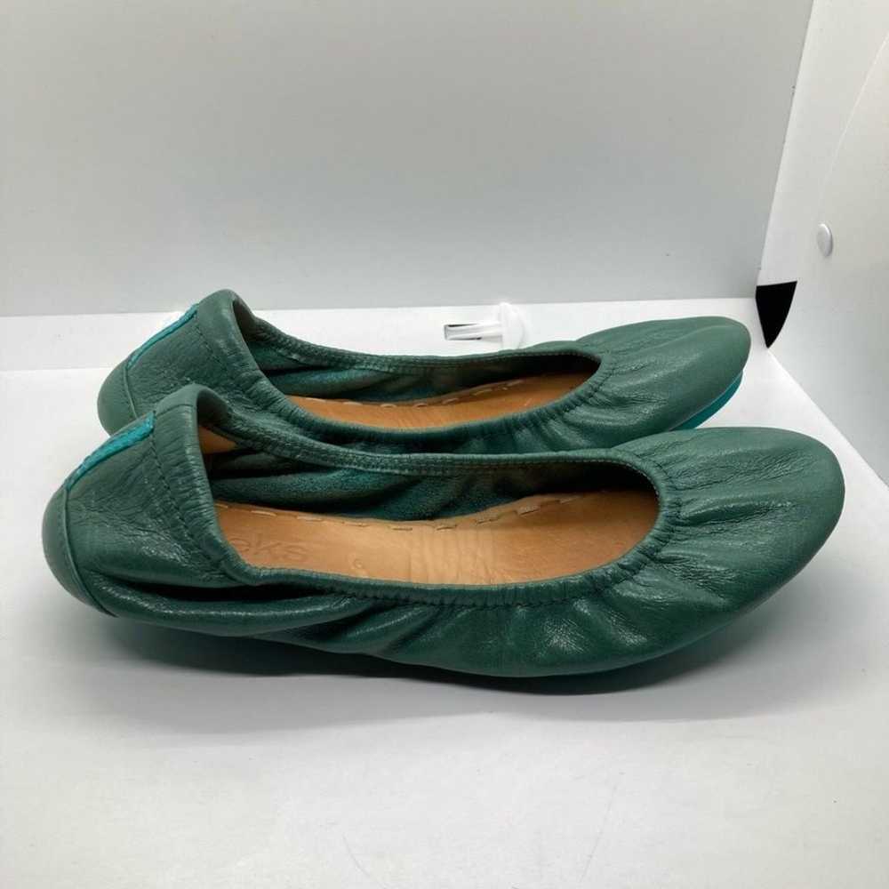 Tieks Pacific Green Classic Leather Ballet Flat S… - image 4