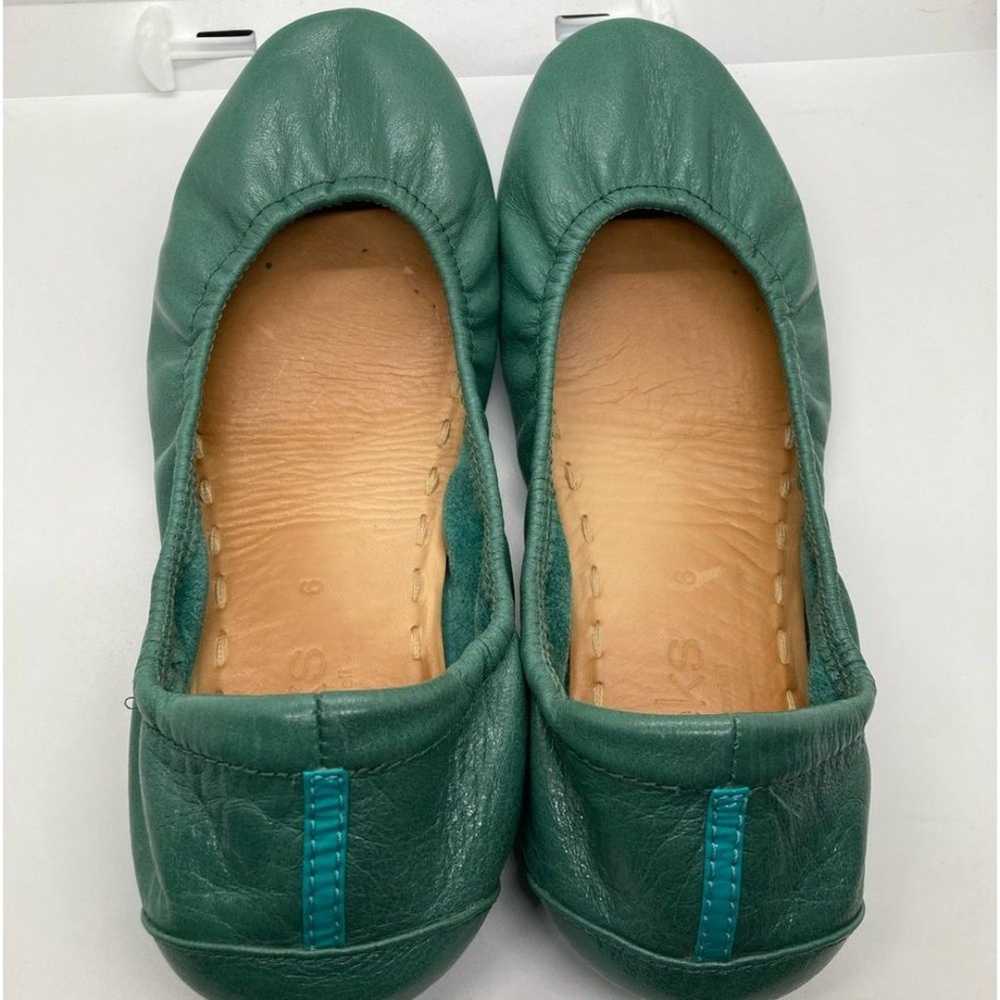 Tieks Pacific Green Classic Leather Ballet Flat S… - image 5