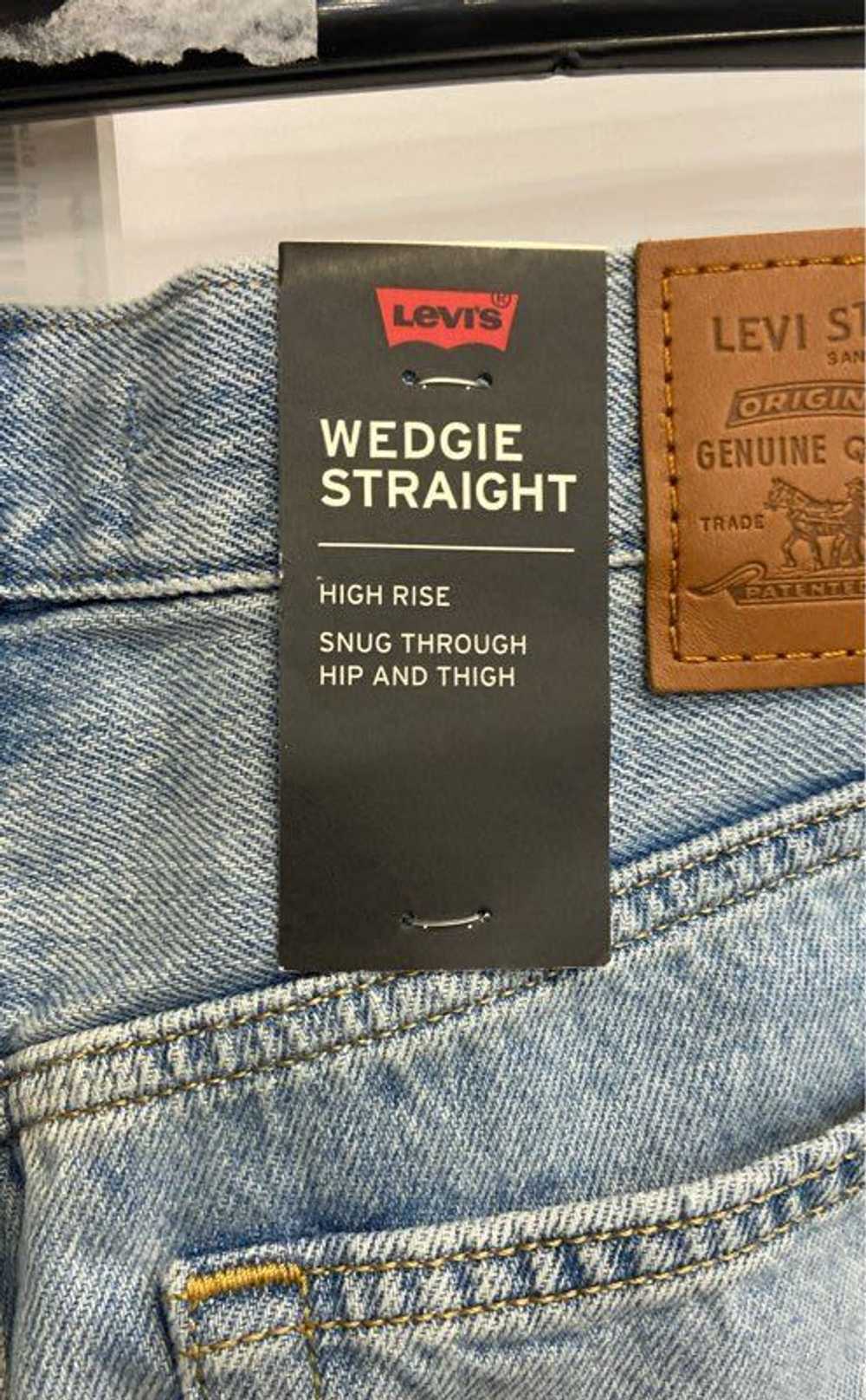NWT Levi's Womens Wedgie Blue Denim Light Wash Hi… - image 4
