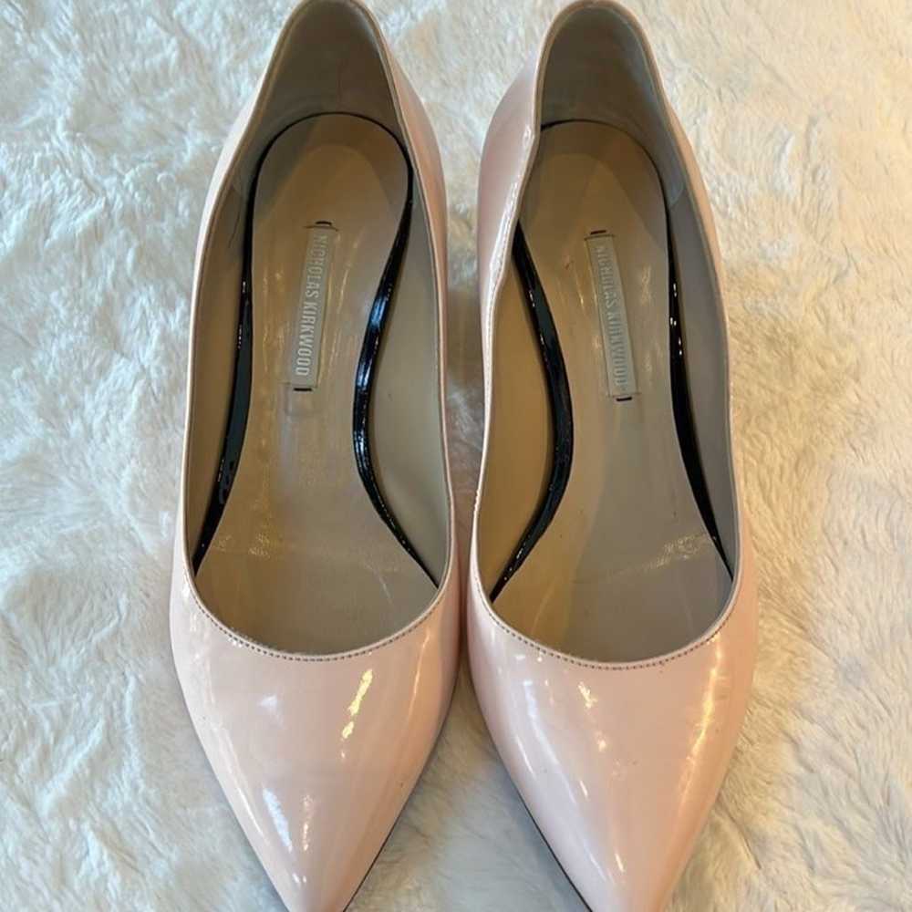 Nicholas Kirkwood pink patent pumps - image 4