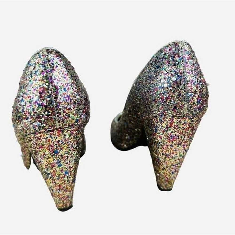 Urban Outfitters Y2K Rainbow Glitter Sparkle Roun… - image 3