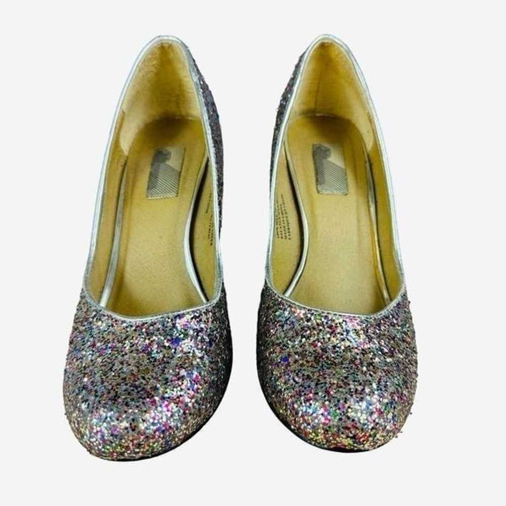 Urban Outfitters Y2K Rainbow Glitter Sparkle Roun… - image 4
