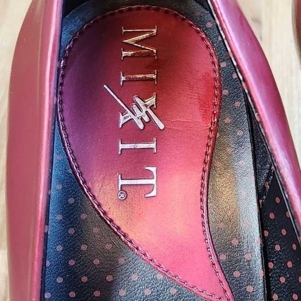 Mix It Red Patent Leather Platform Heels Size 8 - image 8