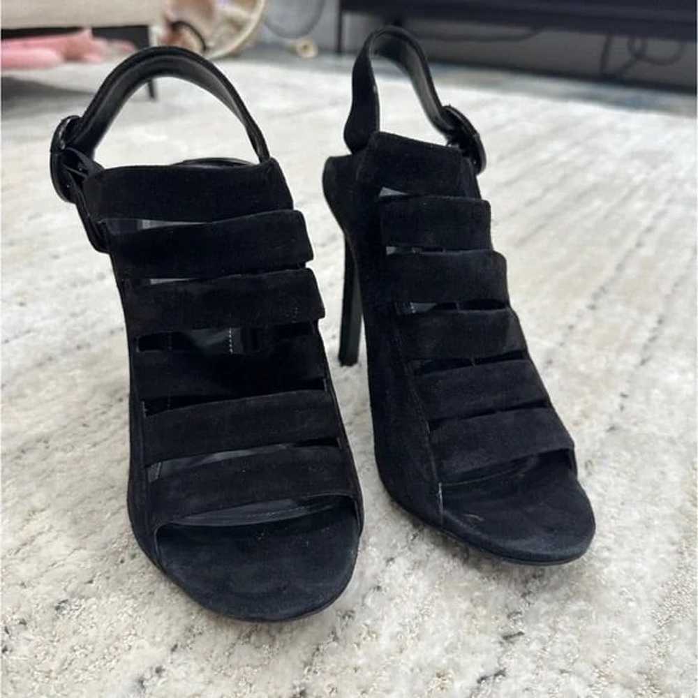 Kendall + Kylie Mia Black Suede Strappy High Heel… - image 2