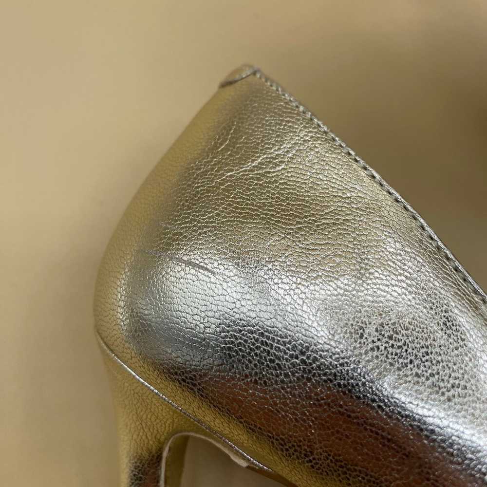 MICHAEL KORS Ashby Flex Pumps Gold Leather Size 7… - image 11
