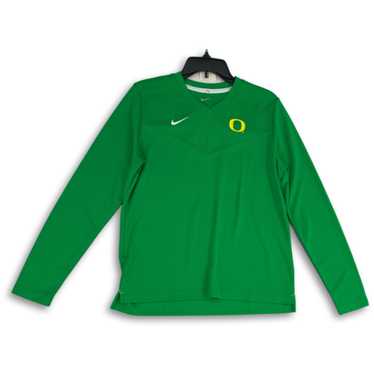 Nike Mens Green Oregon Ducks Long Sleeve Pullover… - image 1