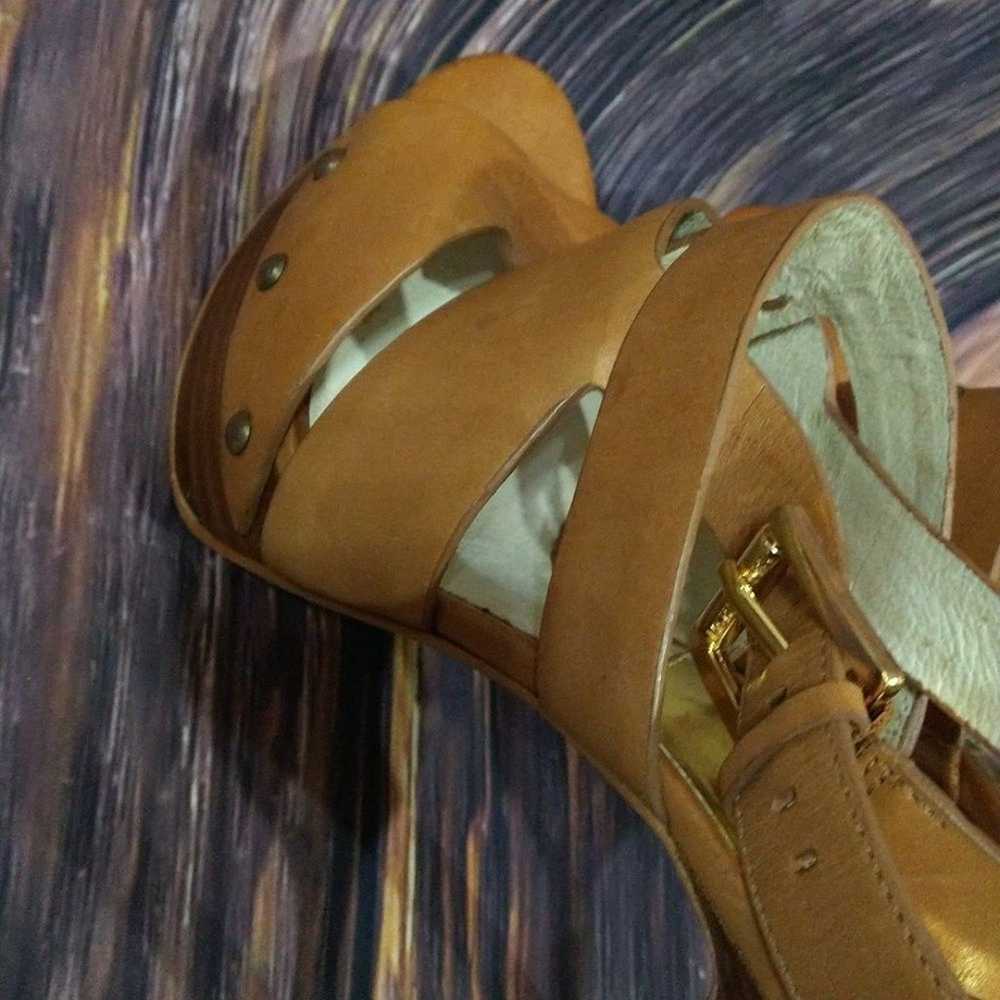 Michael Kors Wedge Heels Brown Sandals - image 12