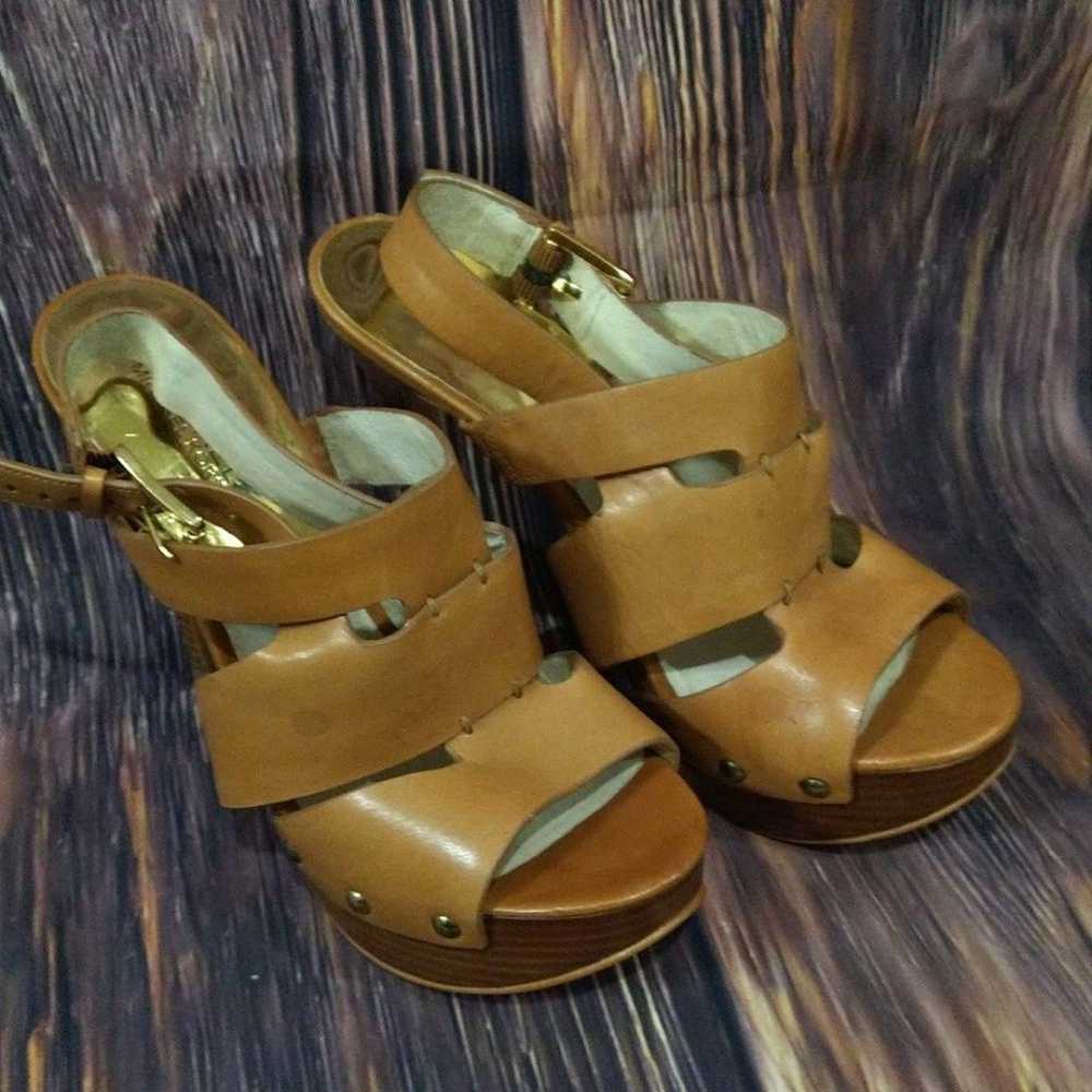 Michael Kors Wedge Heels Brown Sandals - image 1