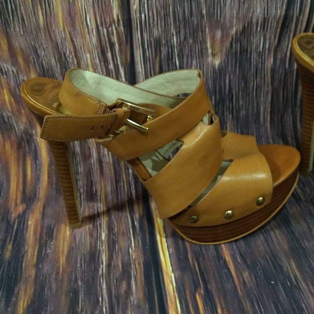 Michael Kors Wedge Heels Brown Sandals - image 2