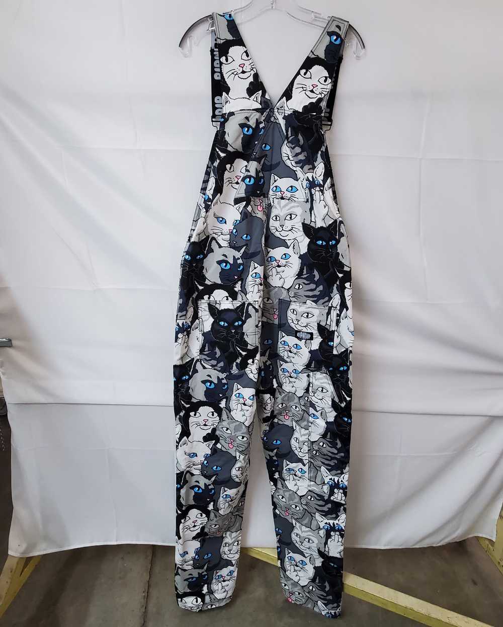 RIPNDIP All Over Cat Print Overall Pants Size 34 - image 2