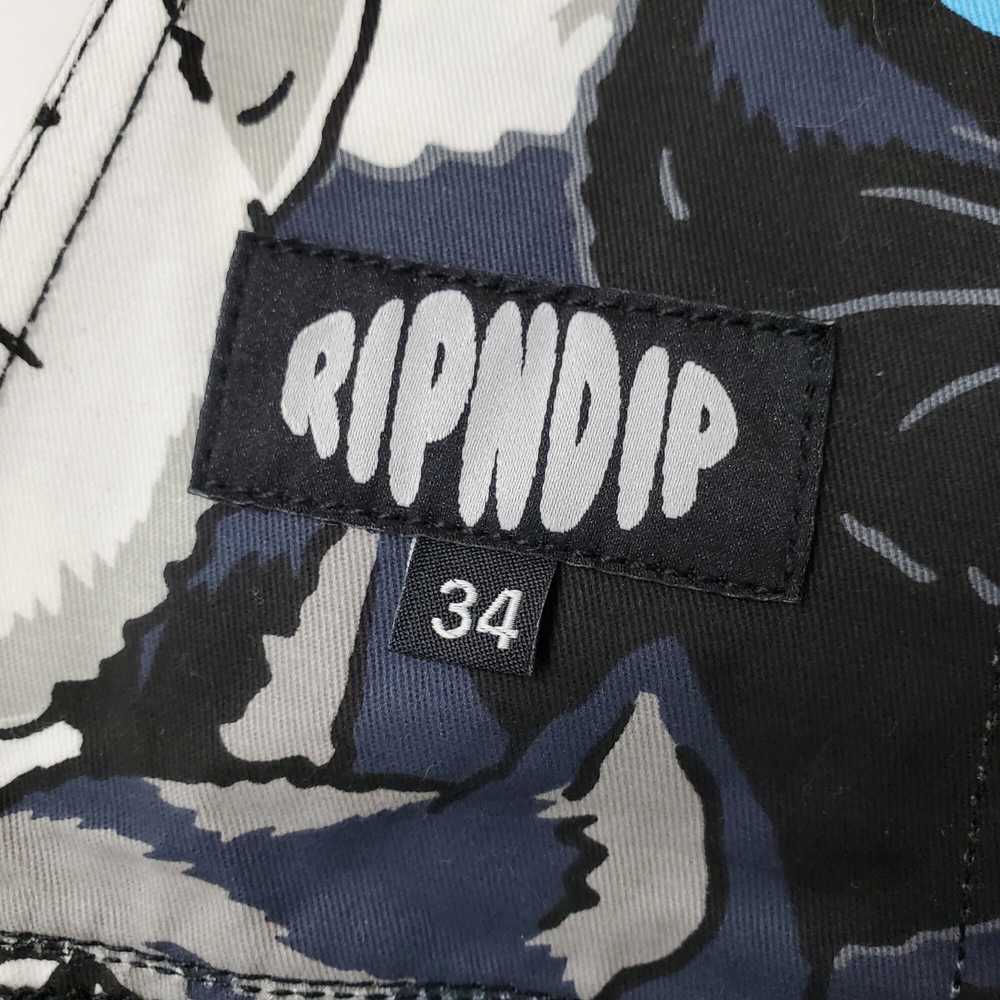 RIPNDIP All Over Cat Print Overall Pants Size 34 - image 3