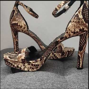 Michael Kors Snakeskin Sandal Size 7 - image 1