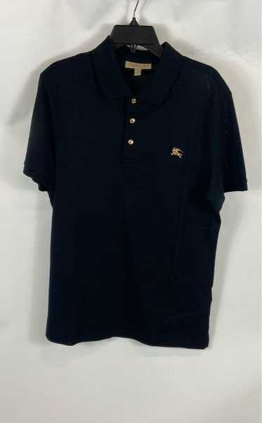 Burberry Black Polo - Size Large