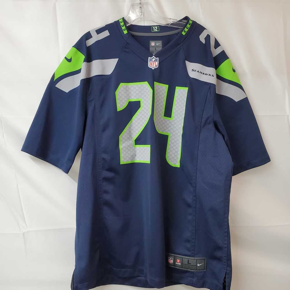 Nike NFL Seattle Seahawks Lynch #24 Football Jers… - image 1
