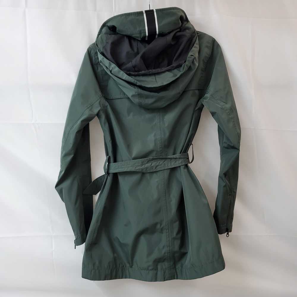 HH Helly Hansen Women's Green Trench Coat Buttone… - image 2