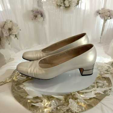 Women Shoes SALVATORE FERRAGAMO Golden Tan Leathe… - image 1