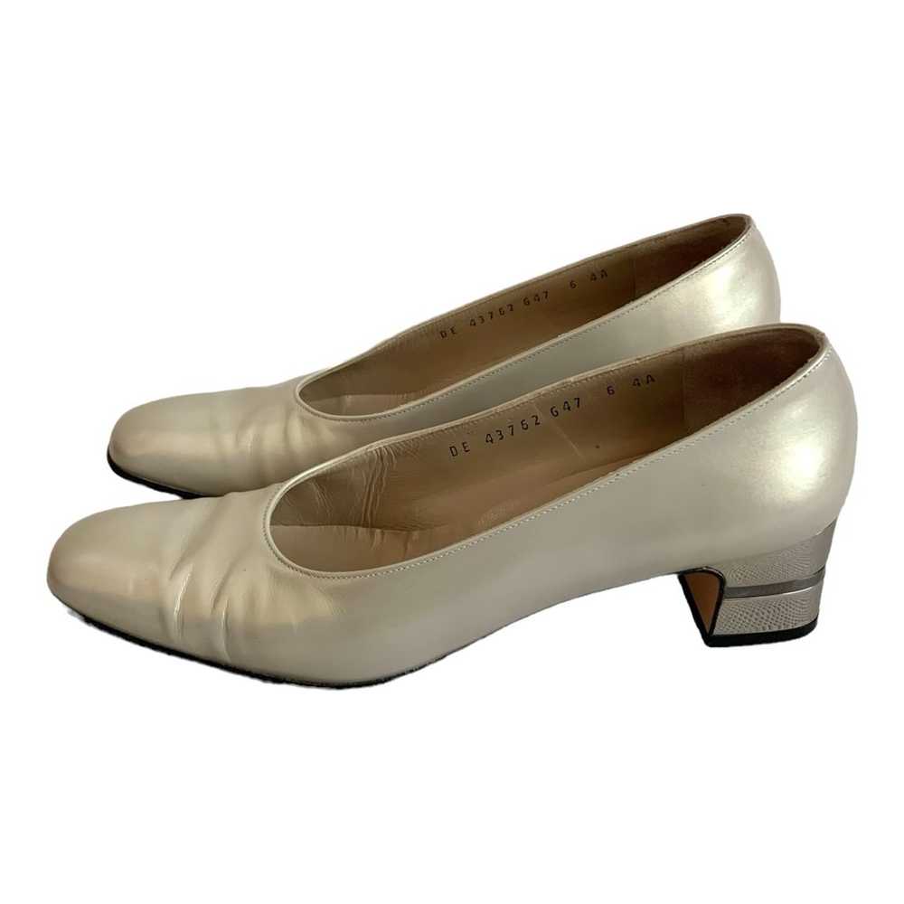 Women Shoes SALVATORE FERRAGAMO Golden Tan Leathe… - image 4