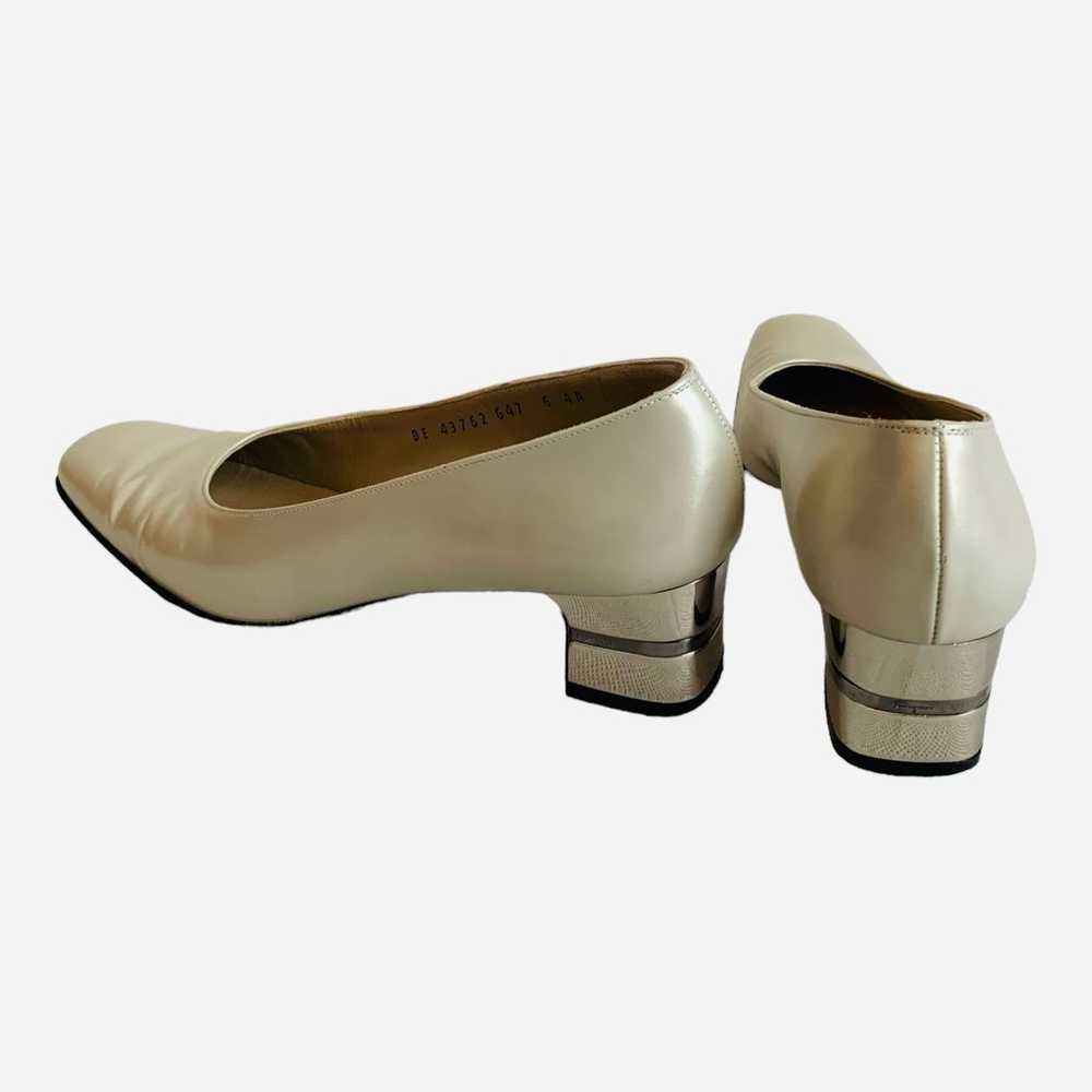 Women Shoes SALVATORE FERRAGAMO Golden Tan Leathe… - image 5