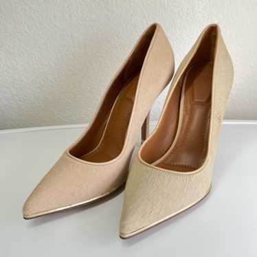 Givenchy Pumps Calf-hair with gold leather trim Si
