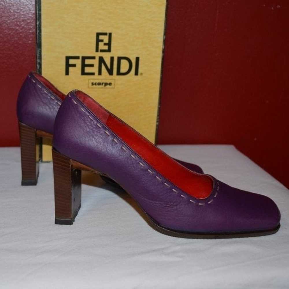 FENDI Scarpe Dreso Nero Shoes - image 10