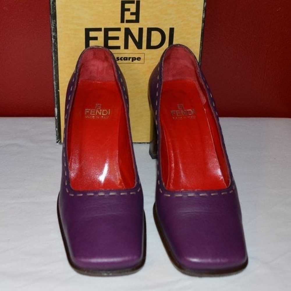 FENDI Scarpe Dreso Nero Shoes - image 3