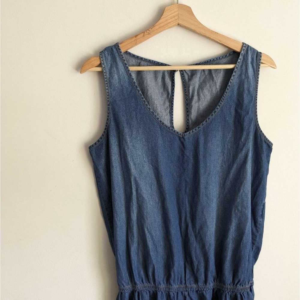 Jacqueline De Yong Denim Chambray Sleeveless Beac… - image 3