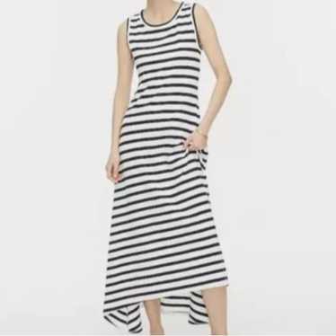 J. Crew Striped Long Maxi Sleeveless Dress