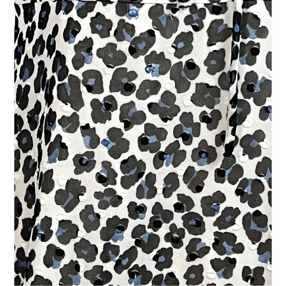 AQUA Animal Print Leopard Skater Mini Dress Flutt… - image 3