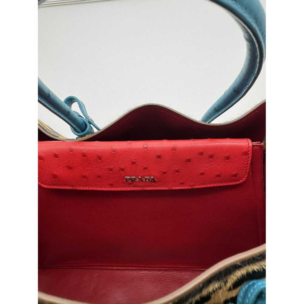 Prada Double ostrich handbag - image 7