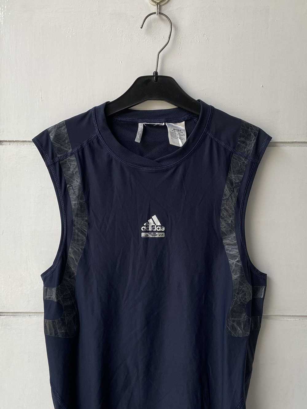 Adidas ADIDAS TECHFIT Powerweb Navy Sleeveless T-… - image 2