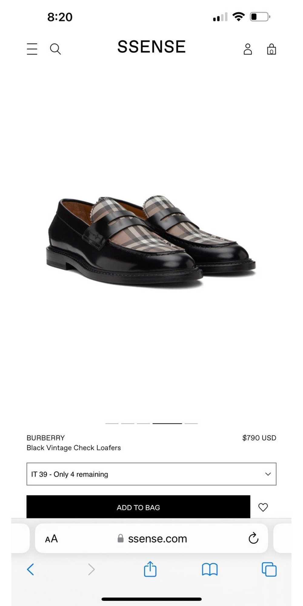 Burberry Burberry Black Croftwood Penny Loafers - image 12