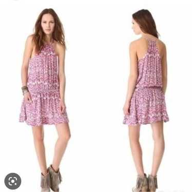 FREE PEOPLE Simone Batik Print Drop Waist Dress S… - image 1