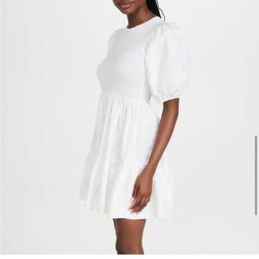 En saison white cotton dress large - image 1