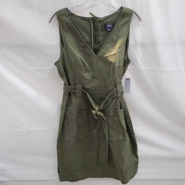 Anthropologie Maeve Sleeveless Green Belted Utili… - image 1