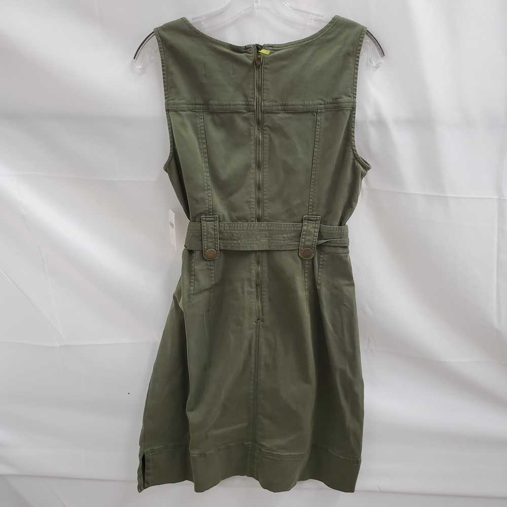 Anthropologie Maeve Sleeveless Green Belted Utili… - image 2