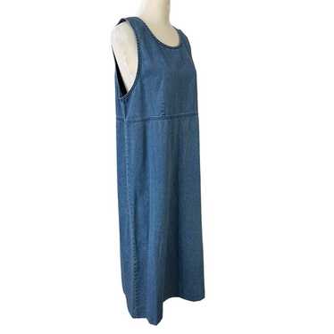 Original TY Wear Blue Denim Dress Size 12 Modest … - image 1