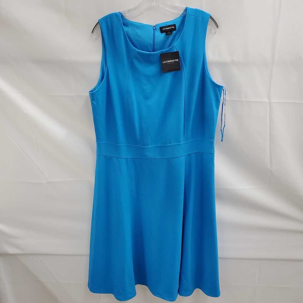 Liz Claiborne Aqua Blue Sleeveless Dress NWT Size… - image 1