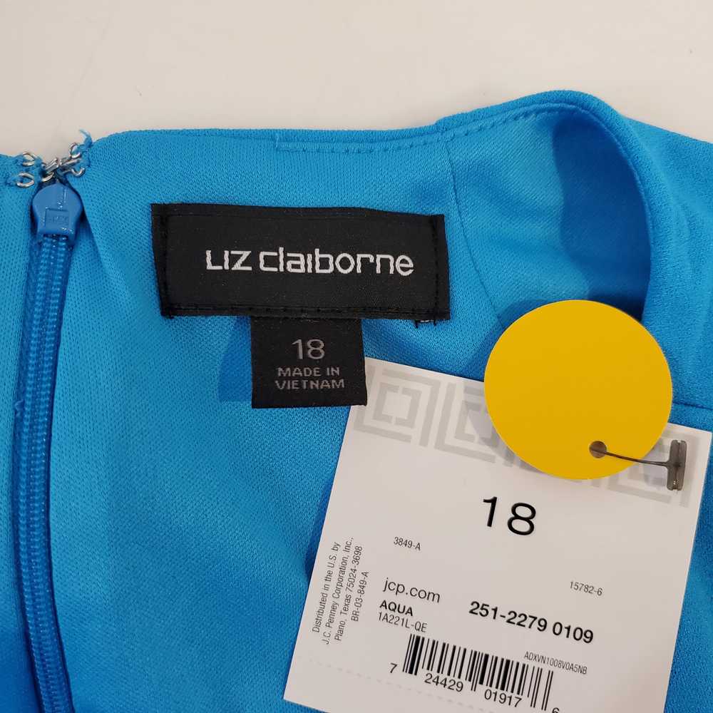 Liz Claiborne Aqua Blue Sleeveless Dress NWT Size… - image 2