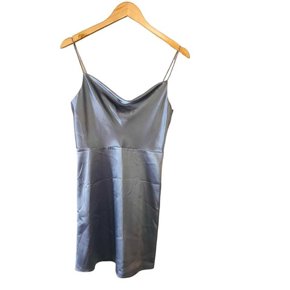 Topshop Satin Cowl Neck Spagetti Strap Dress Size… - image 3