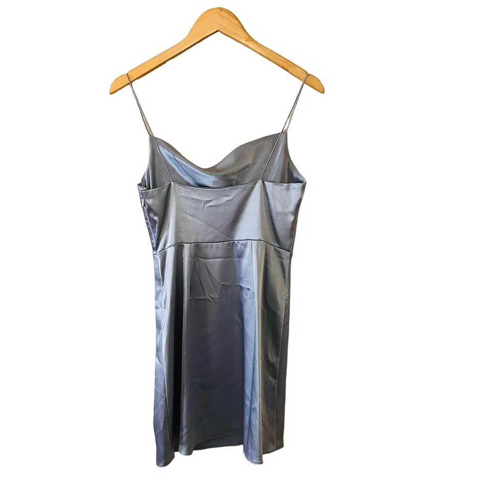 Topshop Satin Cowl Neck Spagetti Strap Dress Size… - image 4