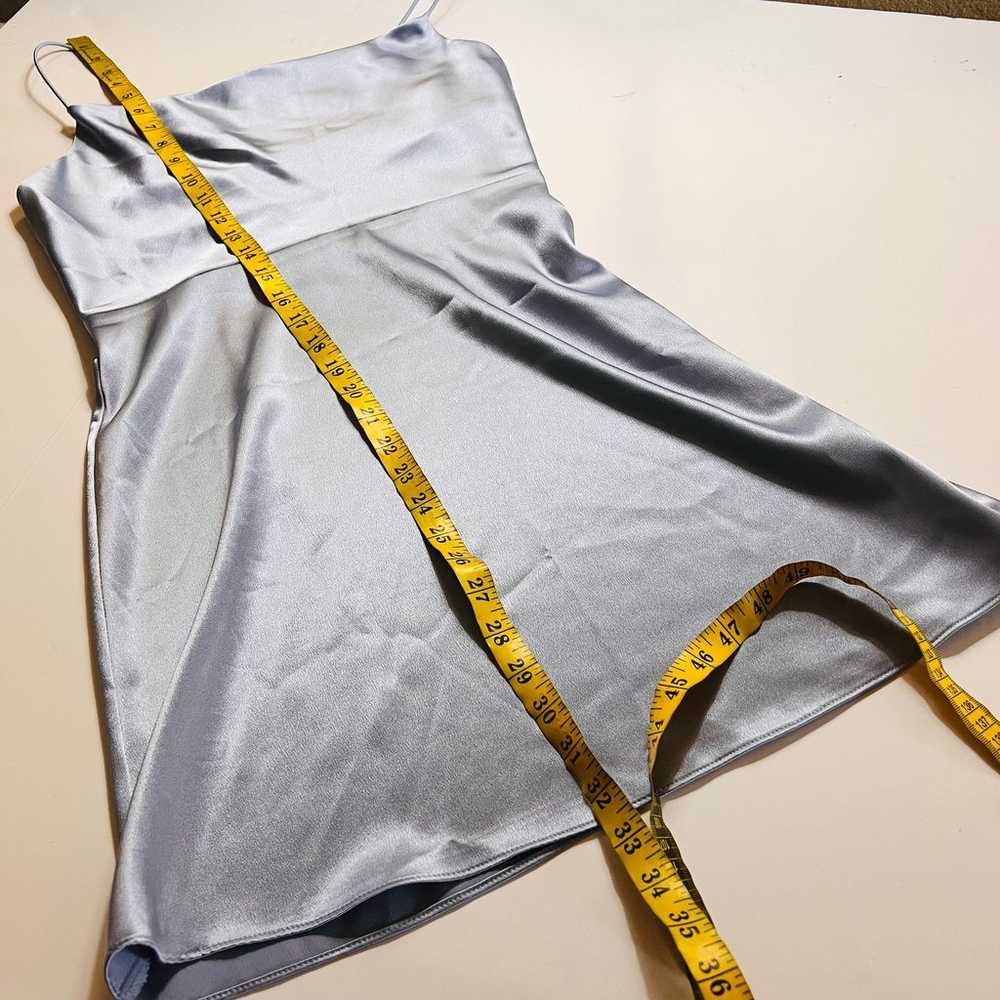 Topshop Satin Cowl Neck Spagetti Strap Dress Size… - image 8