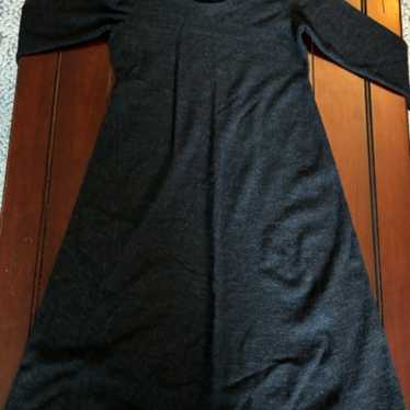 Eileen Fisher 100% Wool Dress - Grey - image 1